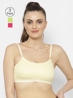 Floret - Wirefree Non-padded Sporty Bra - Multi-Color