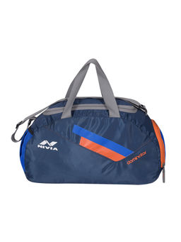 Nivia - Dominator Duffle Bag Medium (Navy Blue - Orange)