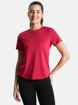Jockey - MW87 Women Microfiber Fabric Regular Fit Active Wear T-Shirt - Granita