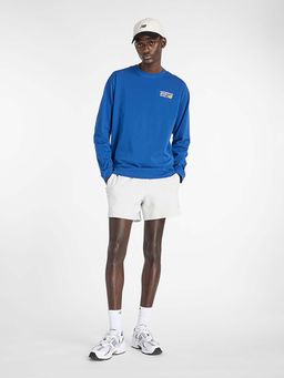 New Balance - Men Blue Cotton Full Sleeves T-Shirt