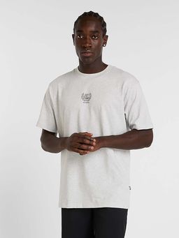 New Balance - Men Grey Cotton Half Sleeves T-Shirt