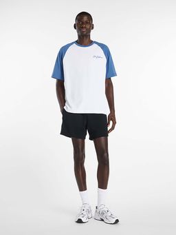 New Balance - Men White Cotton Half Sleeves T-Shirt
