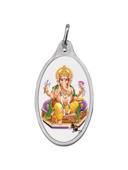 Kundan - 5.11 gm (999.9) Ganesha Silver Colour Pendant
