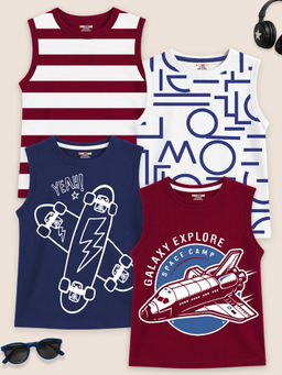 Kuchipoo - Multi-Color Printed Regular T-shirts