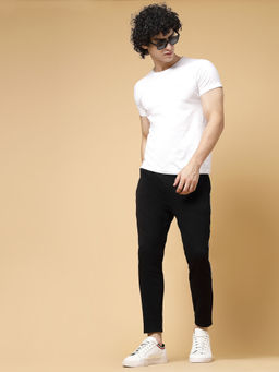 RIGO - Black Solid Trackpant