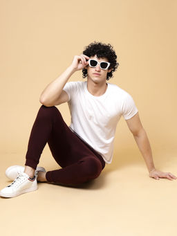 RIGO - Wine Solid Joggers
