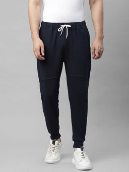 RIGO - Navy Blue Solid Joggers