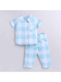 Snuggly Monkey - Hot Air Balloon Co-Ord Blue (Set of 2)