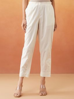 Fabindia - Indigo Viscose Silk Regular Fit Ethnic Pant