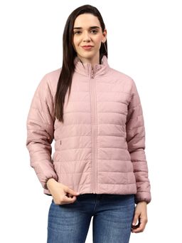 Cantabil - Women's Pink Reversible Casual Jacket