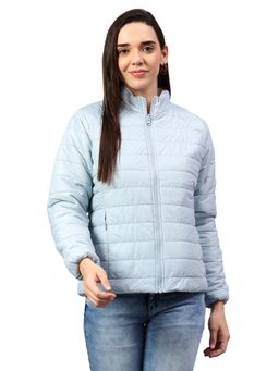 Cantabil - Women's Sky Blue Reversible Casual Jacket