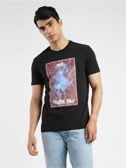 Levi's - Men Black Crew Neck T-Shirt