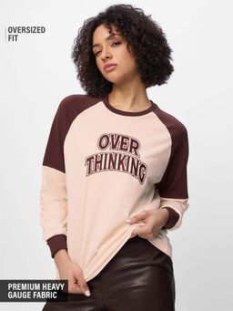 The Souled Store - Originals: Overthinking Women Oversized T-Shirt