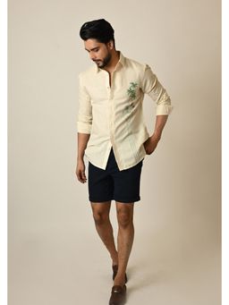 PAARSH - Women Beige Palm Tree Shirt