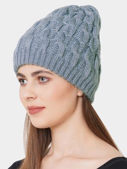 Twenty Dresses by Nykaa Fashion - Grey Be Winter Ready Beanie