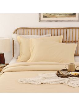 House This - Ginger Double Duvet Cover Beige (Queen)