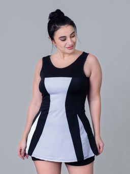 Keepfit - Women Black Polyester Top with Bottom