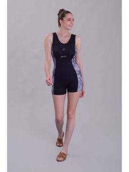 Keepfit - Women Grey Poly/Spandex Swimsuit