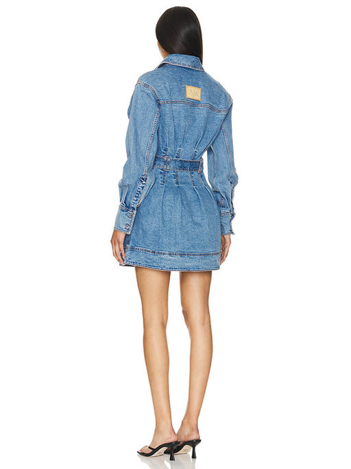 Buy Aje Aradia Denim Mini Dress Online