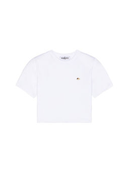 FIORUCCI - Angel Patch Padded Cropped T-Shirt