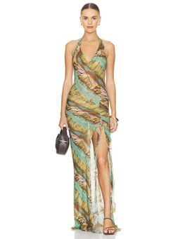 Indah - Jlo Halter Gown
