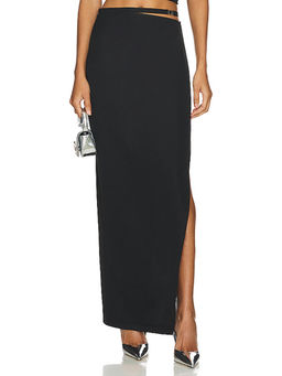 Lama Jouni - Buckle Strap Skirt