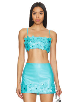 Lovers and Friends - Nova Faux Leather Crop Top