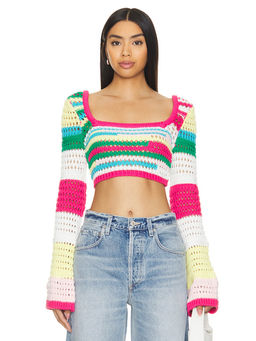 Lovers and Friends - Aven Long Sleeve Crop Top