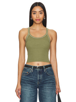 RE DONE - Cropped Ribbed Tank