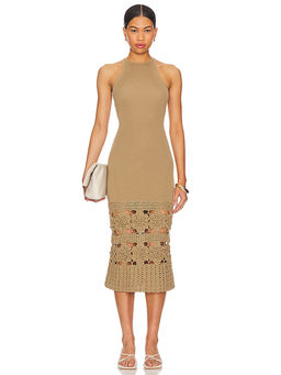 Tularosa - Finley Crochet Midi Dress