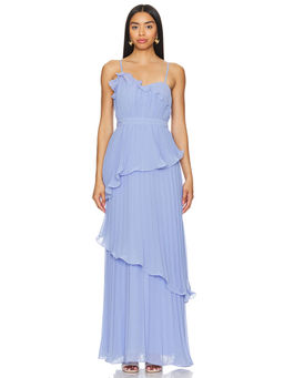 AMUR - Cassy Pleated Gown