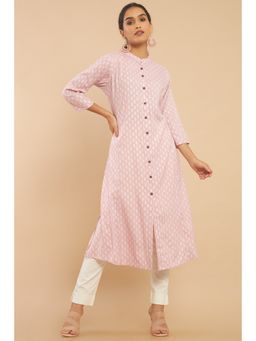 Soch - Women Pink Printed Kurta