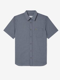 Lacoste - Men Blue Regular Fit Short Sleeved Shirt
