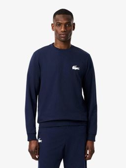 Lacoste - Men Blue Fleece Lounge Sweatshirt