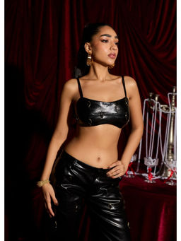 Lea Clothing - Gabriela Noir Leather Top