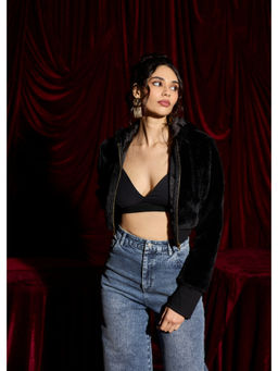 Lea Clothing - Eclipse Black Triangle Bralette