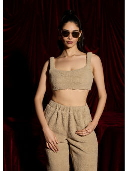 Lea Clothing - Cozy Tan Teddy Bralette