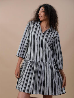 Studio Shikha Malik - Monsoon Sky Stripes Dress