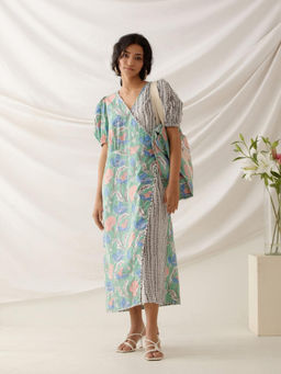 Studio Shikha Malik - Green Meadows Floral Maxi Dress