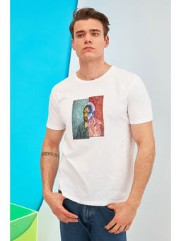 Trendyol - Man White T-Shirt