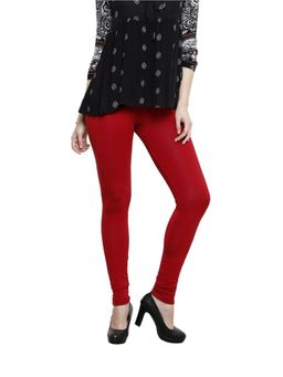 Lakshita - Maroon Plain Legging