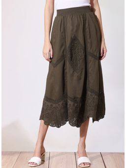 Lakshita - Grey Cotton Skirt