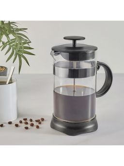HomeTown - Brew Borosilicate Glass And Plastic French Press Coffee Plunger 1 Ltr