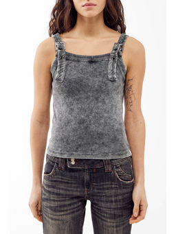 BDG by Urban Outfitters - Buckle Strap Black Top