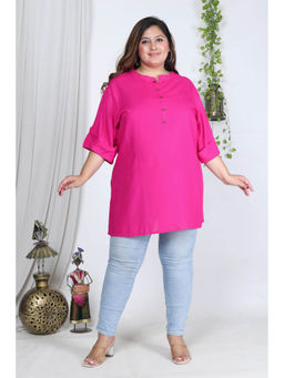 Swasti - Plus Size Solid Kurti