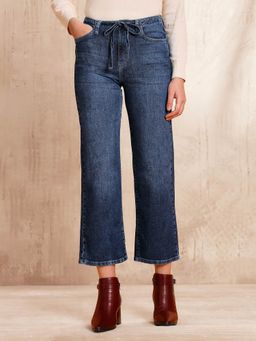 U.S. POLO ASSN. - Blue High Rise Straight Fit Jeans