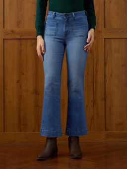 U.S. POLO ASSN. - Blue High-Rise Bootcut Jeans