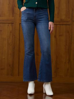 U.S. POLO ASSN. - Blue High-Rise Extreme Bootcut Jeans