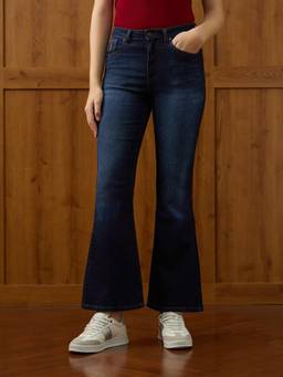 U.S. POLO ASSN. - Dark Blue High-Rise Extreme Bootcut Jeans