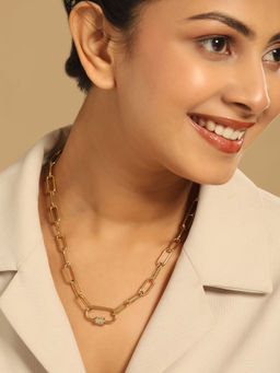 Nuyug - Zircon Radiance Anti Tarnish Necklace